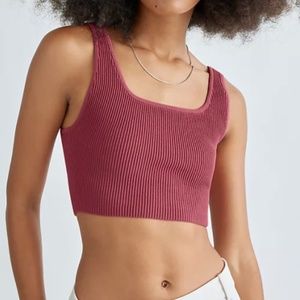 BABATON Sculpt Knit Cropped - NWT, Size S, Rhodon Pink